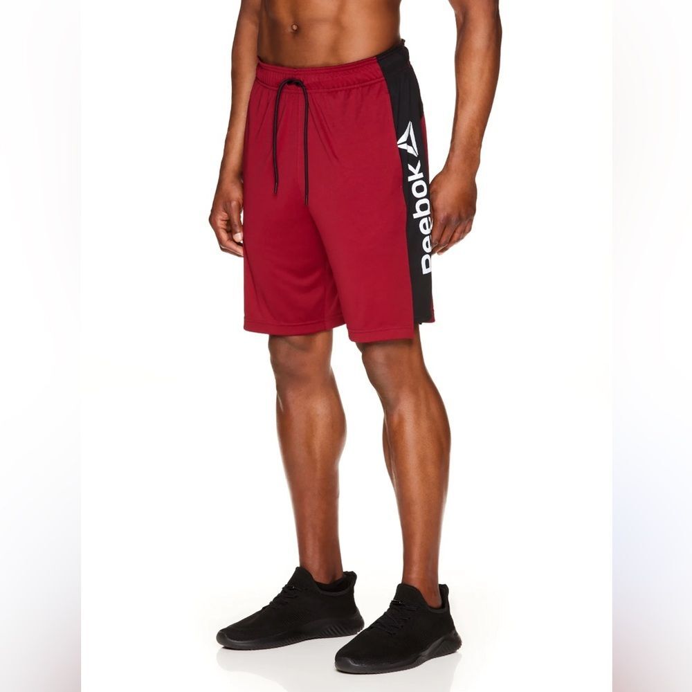 Reebok Men's RedActive Knit Amped Training Shorts 9inch Inseam Size Large NEW